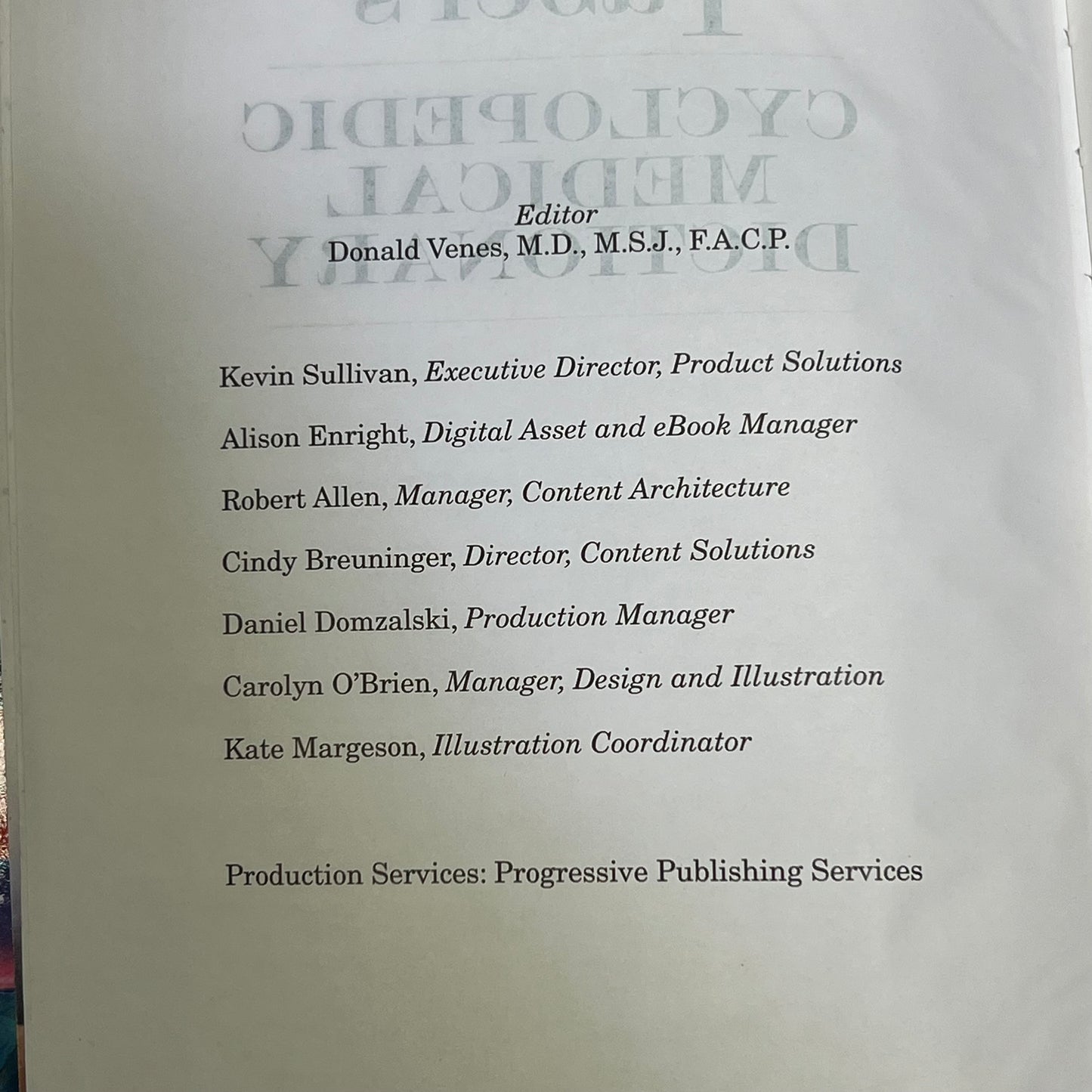 EDITION 25 TABER'S CYCLOPEDIC MEDICAL DICTIONARY Paperback Book By Donald Venes