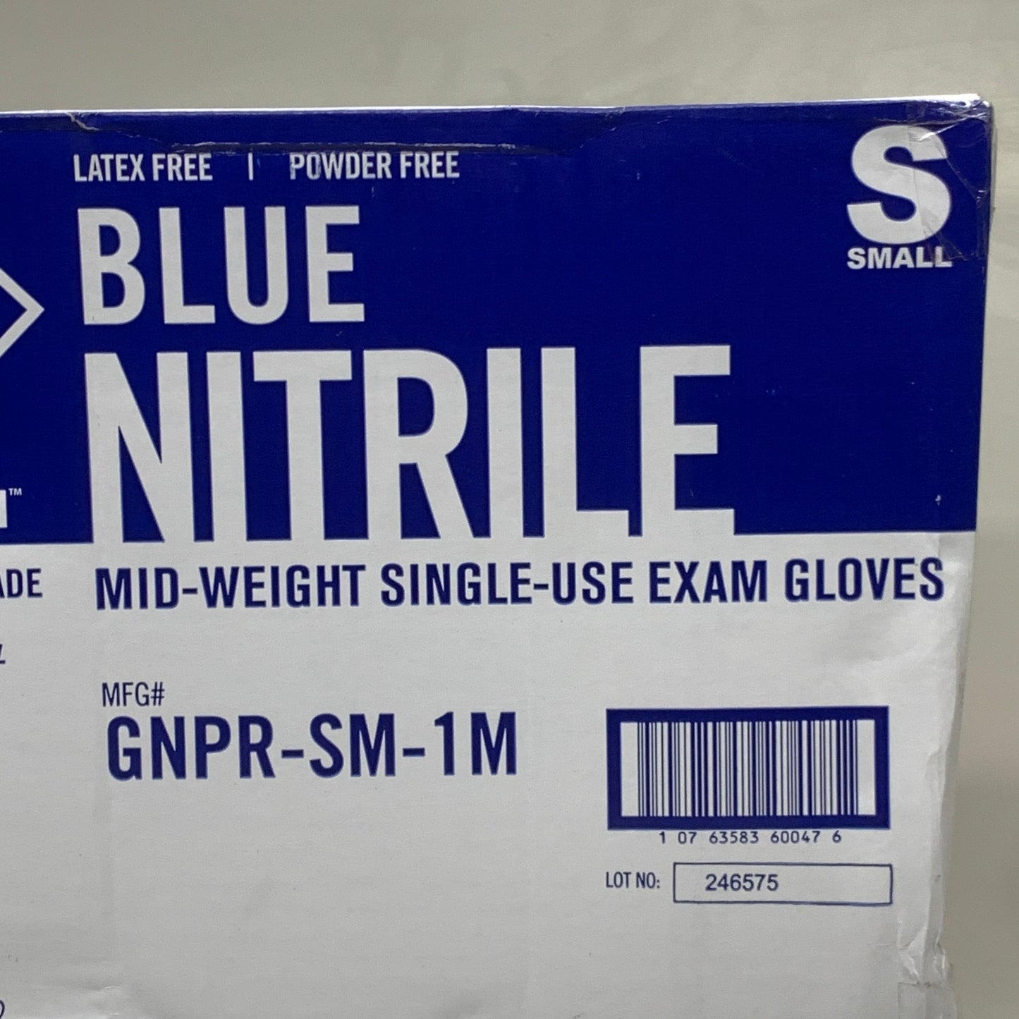 SAFETY ZONE (1,000 PACK) Pro Guard Blue Nitrile Single Use Gloves SM GNPR-SM-1M