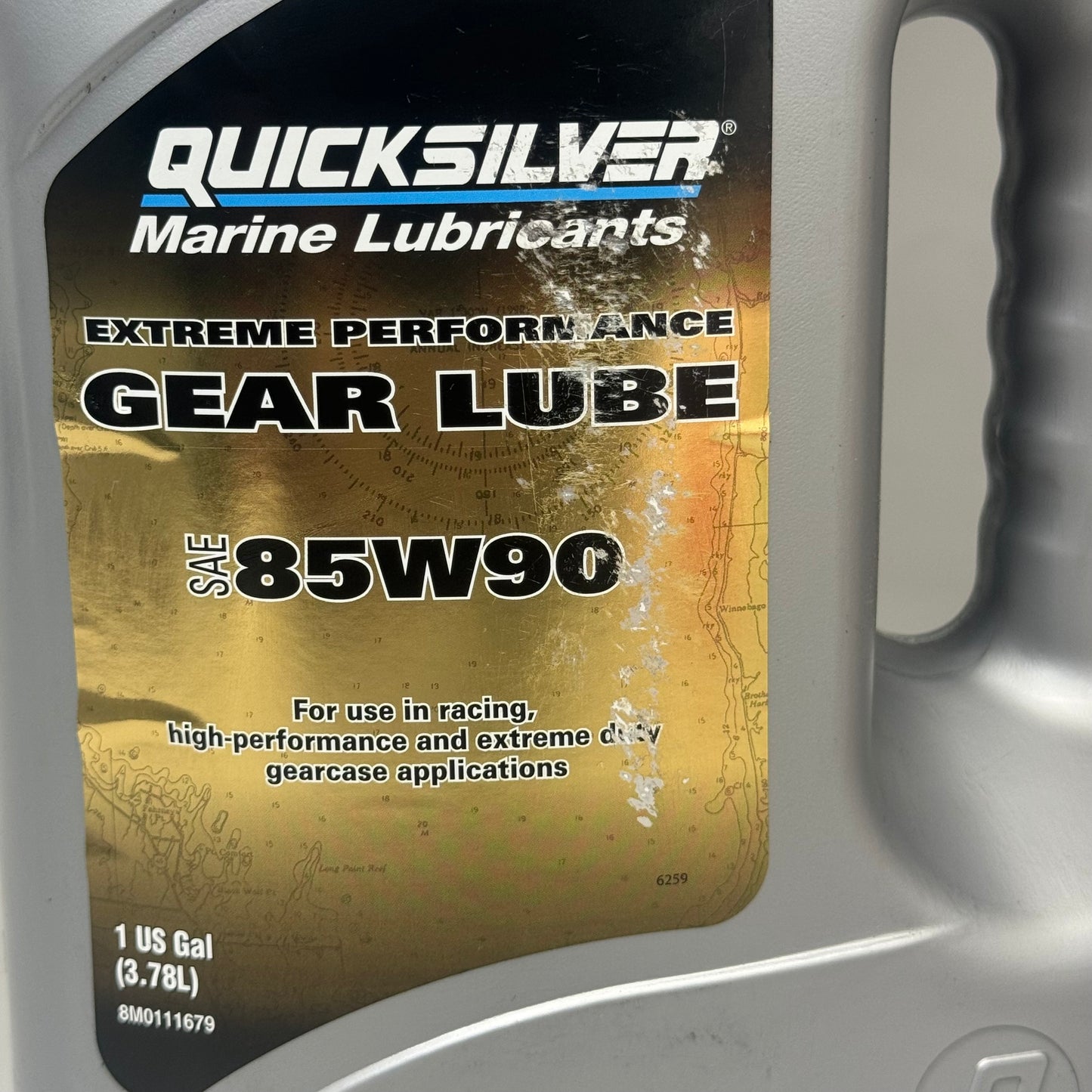 ZA@ QUICK SILVER Extreme Performance Gear Lube 85W90 1 Gallon