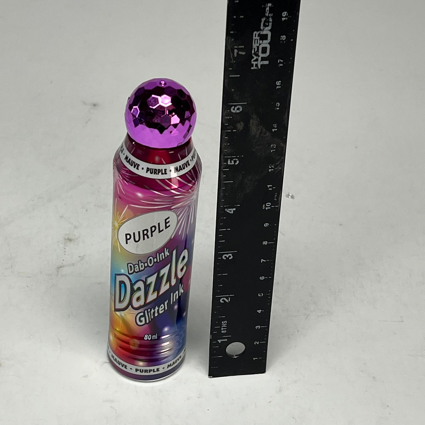 DAB O INK (12 PACK) Dazzle Shimmery Glitter Ink Bingo Dot Marker 80 Ml Purple A26