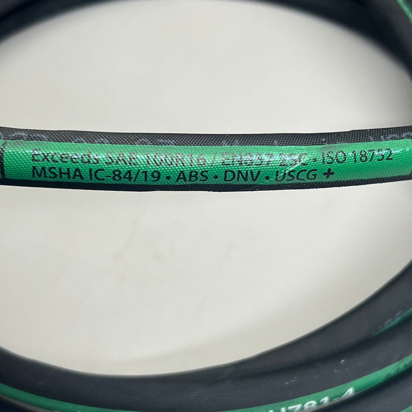 Heritage Plastics Hydraulic Hose (25 FEET) GH781-4 Dura-Tuff .25" 448 Bar 6500 PSI
