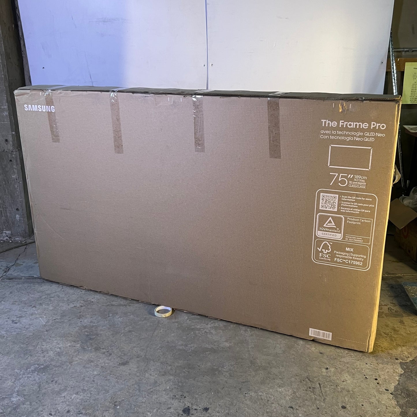 SAMSUNG 75" The Frame Pro 4K Neo QLED TV QN75LS03FWF (2025)