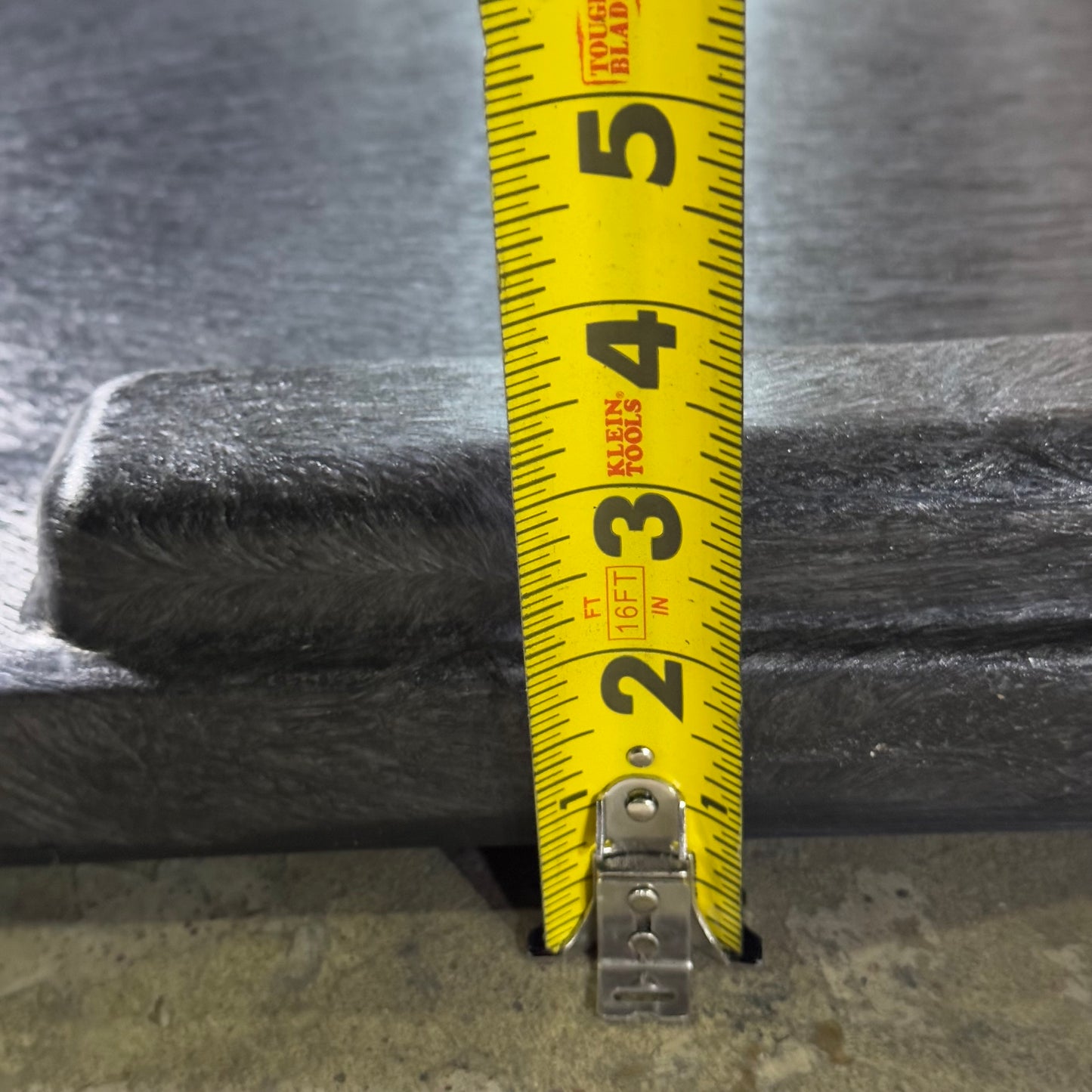 BUCKHORN Plastic Bulk Container Cover Sz 48 1/4 in x 45 1/4 in, Black 1XGG9