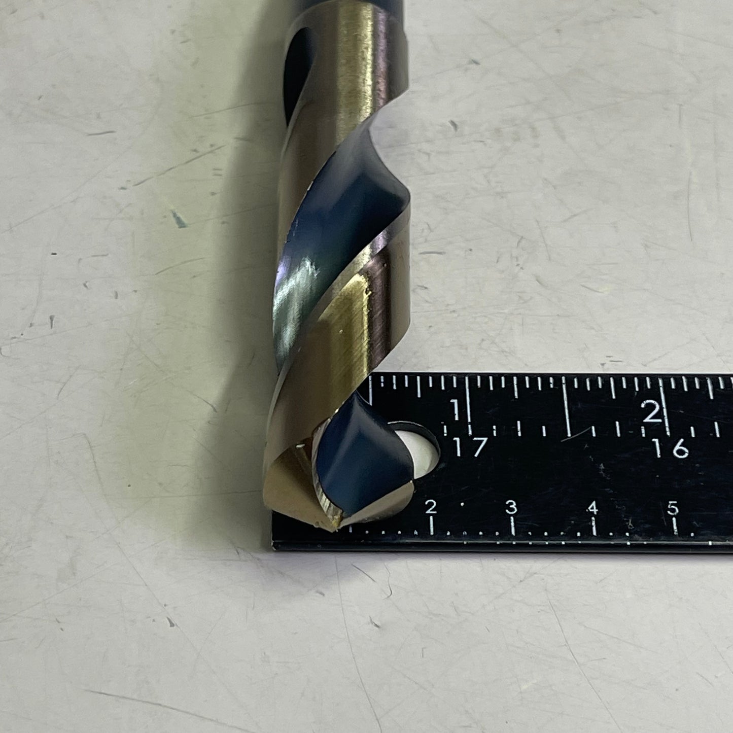 KIMBALL MIDWEST Super Primalloy Reduced Shank S&D Drill Bit 23/32"Dia x 6"L 82046