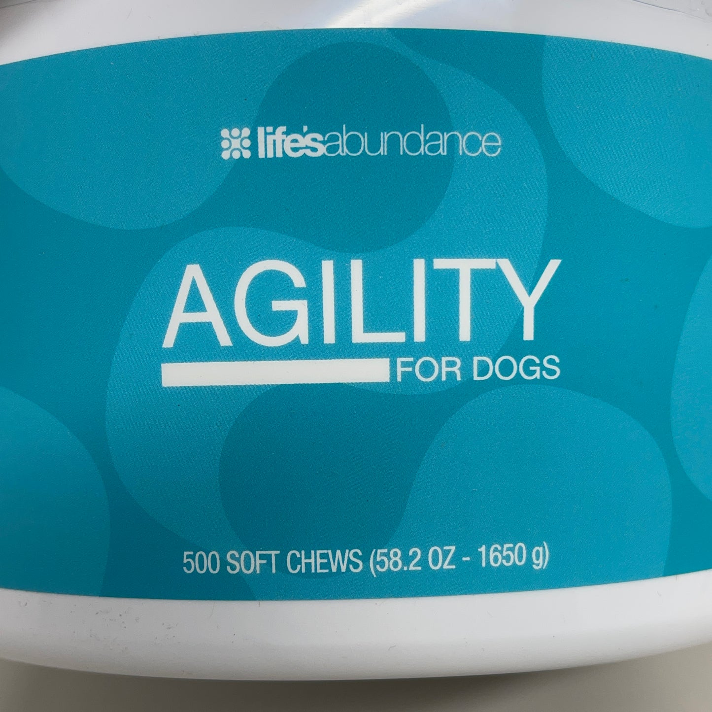 LIFE'S ABUNDANCE Agility for Dogs Soft Chews 500 Chews 58.2 oz - 1650 g BB 11/25