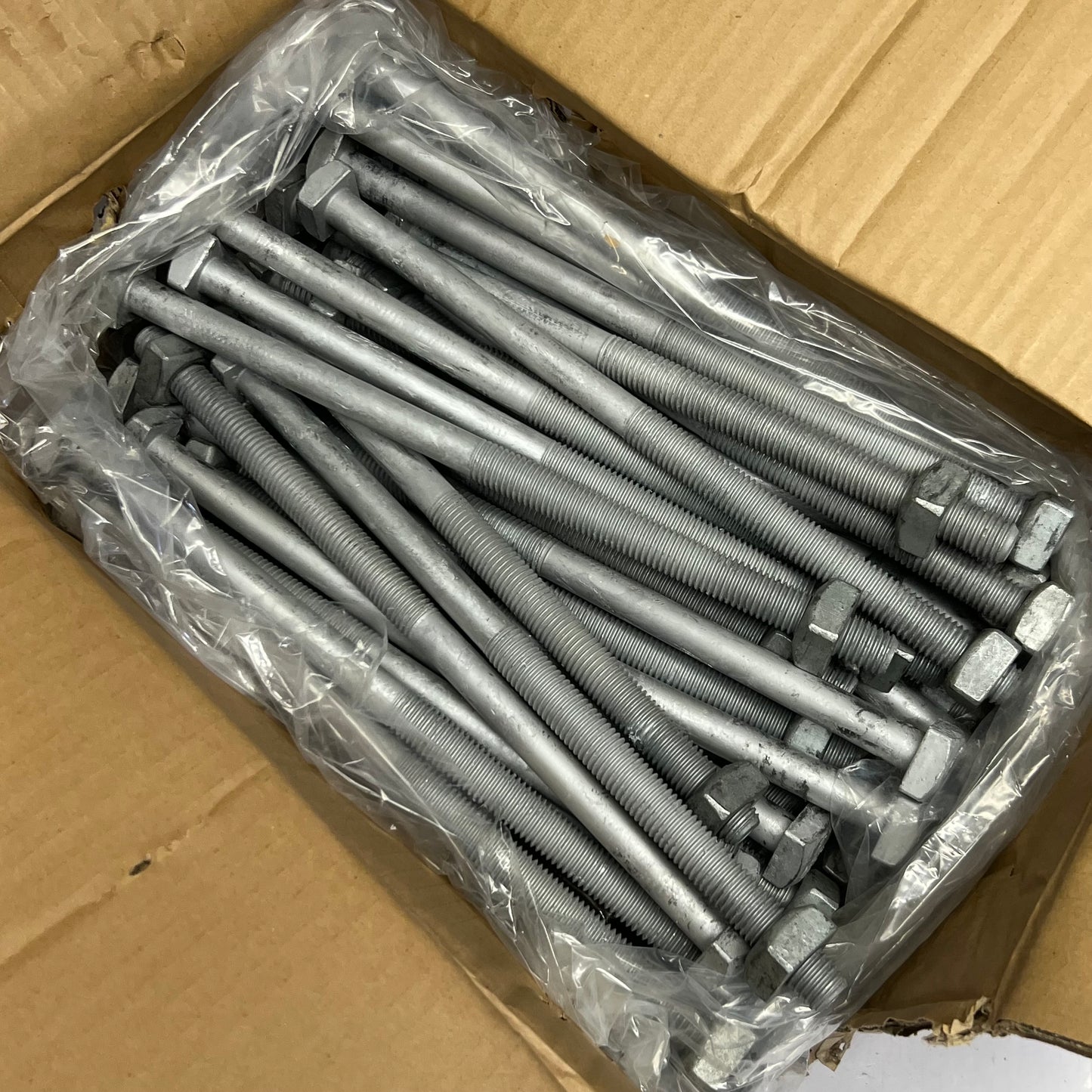 MACLEAN (50 PACK) Machine Bolt Square Head Sz 5/8" x 12" J8812