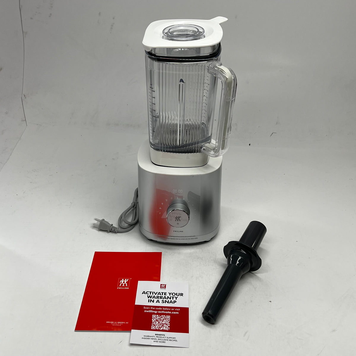 ZWILLING ENFINIGY Power Blender 6 Program 64oz 1,400 W Motor Enfinigy Silver