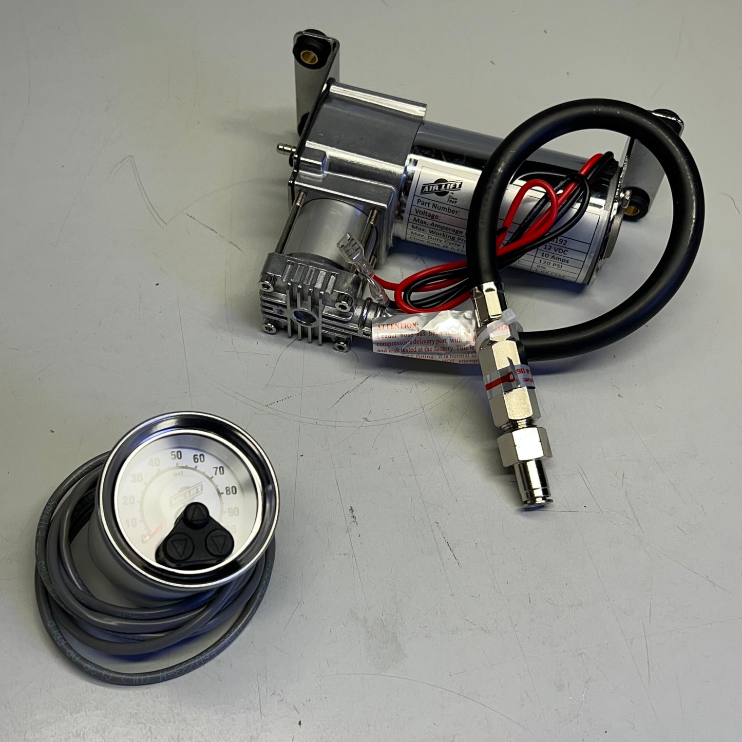 AIR LIFT Compact Easy Mount In Cab Heavy Duty Load Controller Single 25854