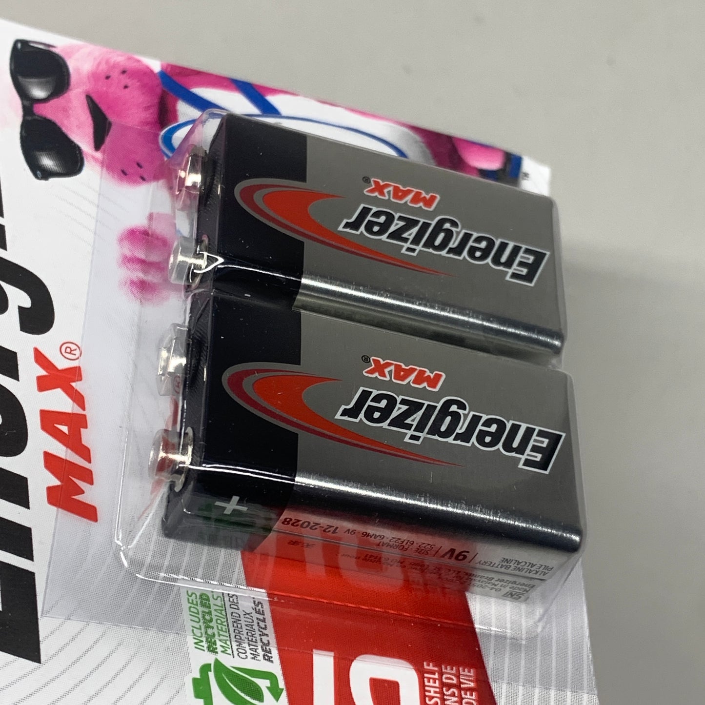 ENERGIZER MAX (3 PACK) Alkaline Battery 9 Volt General Purpose 2pk 522BP-2