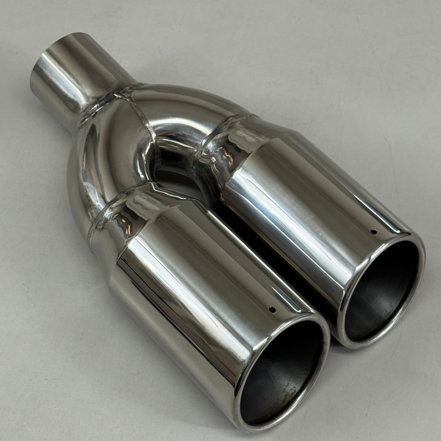 STREET STYLE  Polished Stainless Dual Exhaust Tip 12"Lx7.5"W SS026S