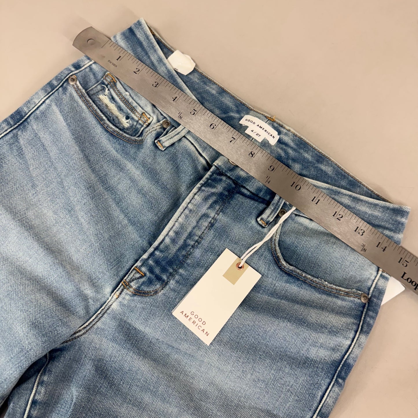 GOOD AMERICAN Good Legs Extra Stretch Jeans Women's Sz 4 GLCH960T INDIGO506