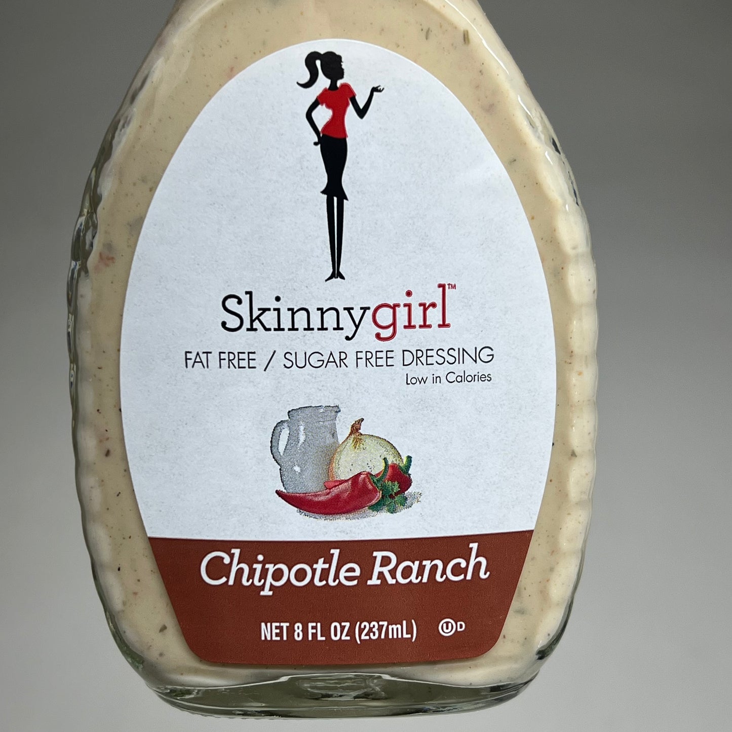 SKINNY GIRL (12 PACK) Chipotle Ranch Dressing Sugar Free Fat Free BB 4/26 8fl oz