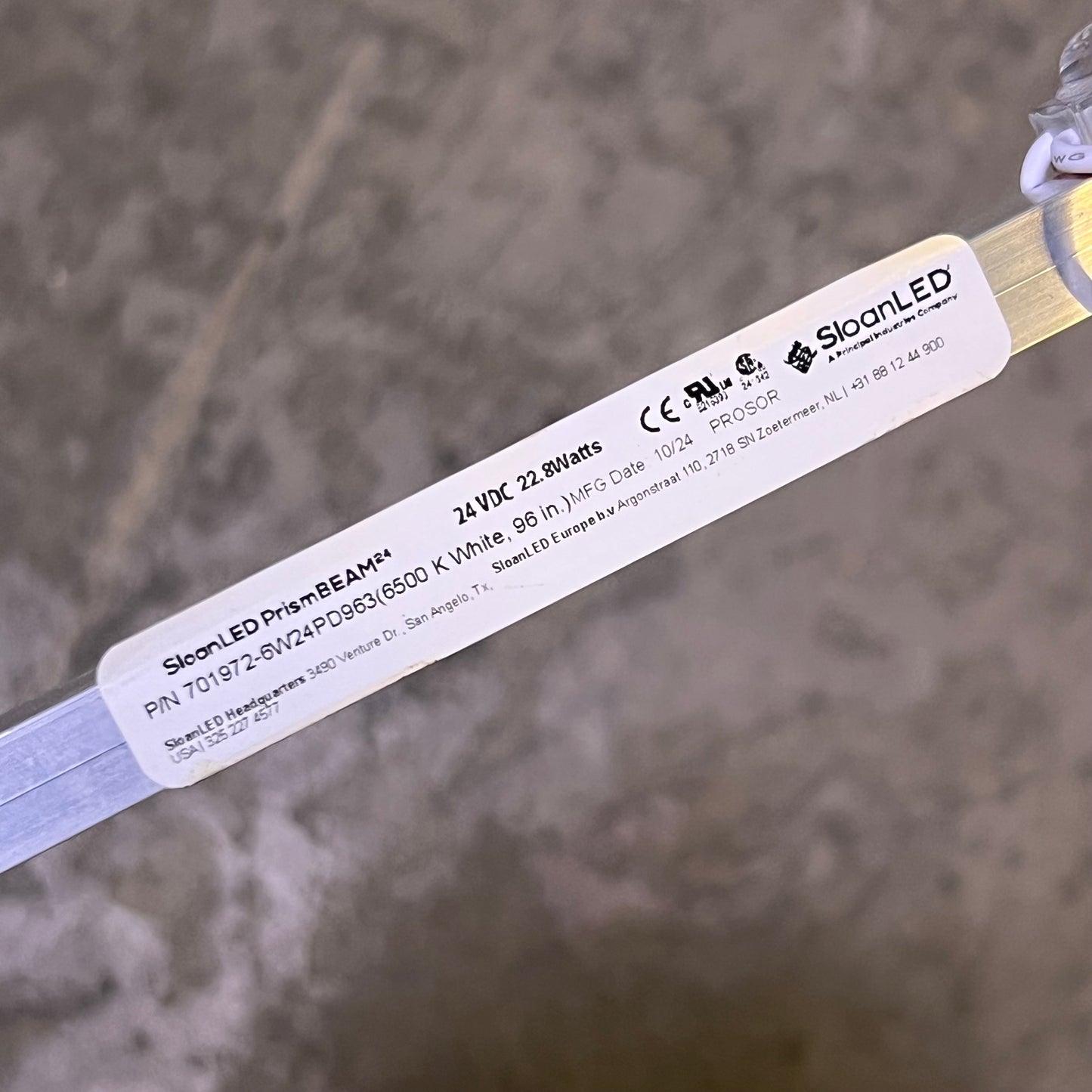 SLOANLED Outdoor Lighting 6500K White Sz 96"L 22.8 Watts