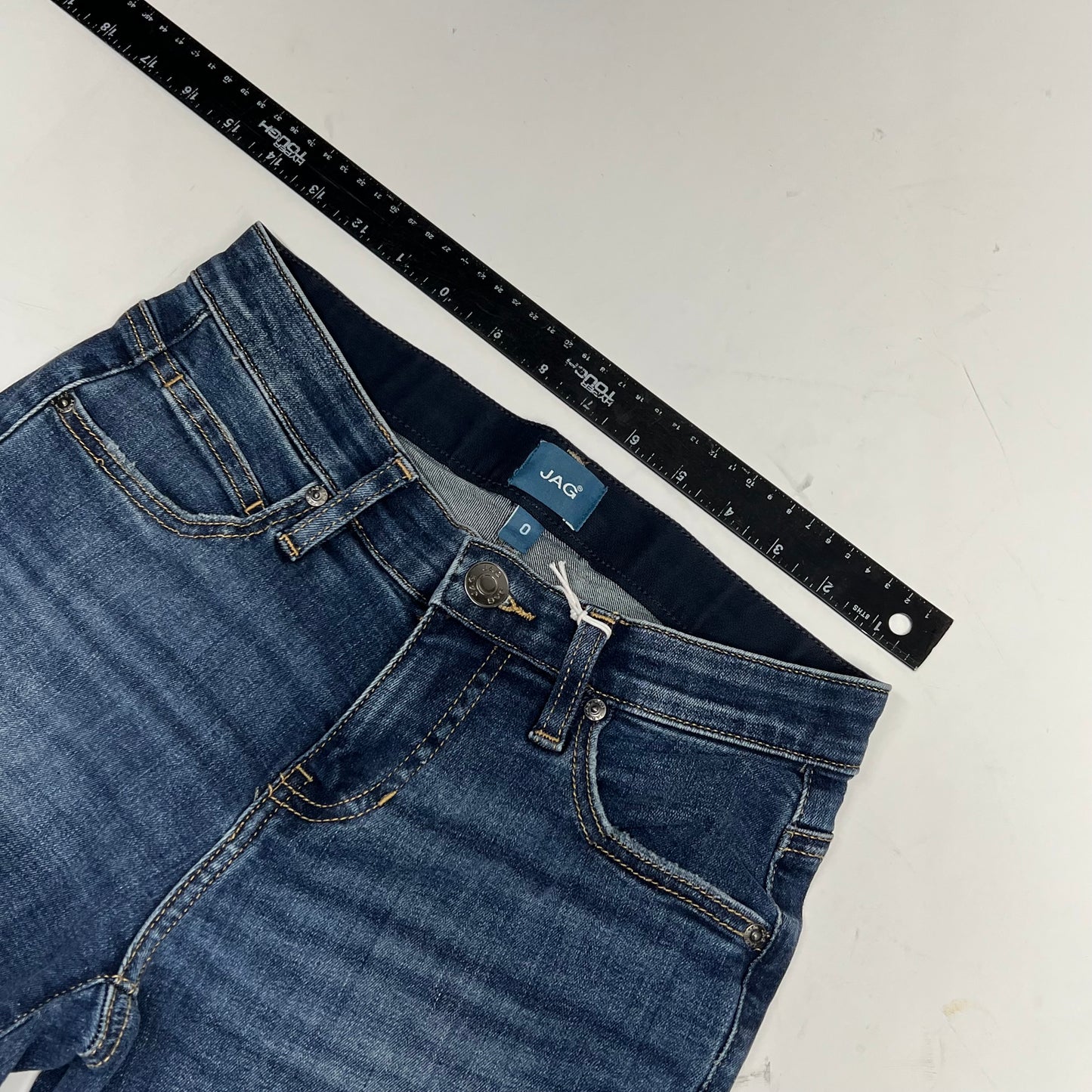 SILVER JEANS CO Eloise Boot Elastic Waist Jean Women's Sz 0/32 San Antonio Blue