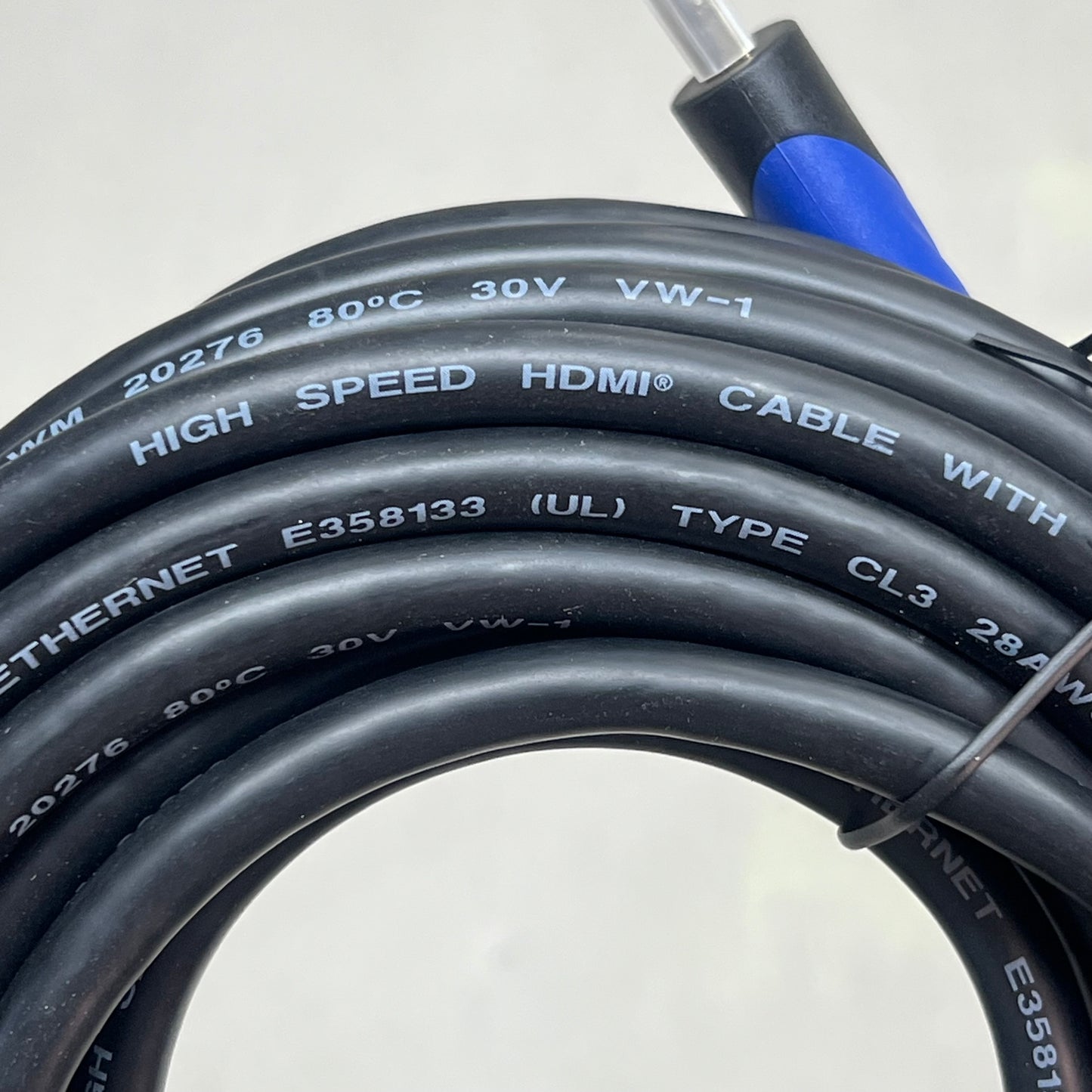 ZA@ MULTICOMP PRO High Speed HDMI Cable W/ Ethernet 28 AWG  25' Black 24-14708