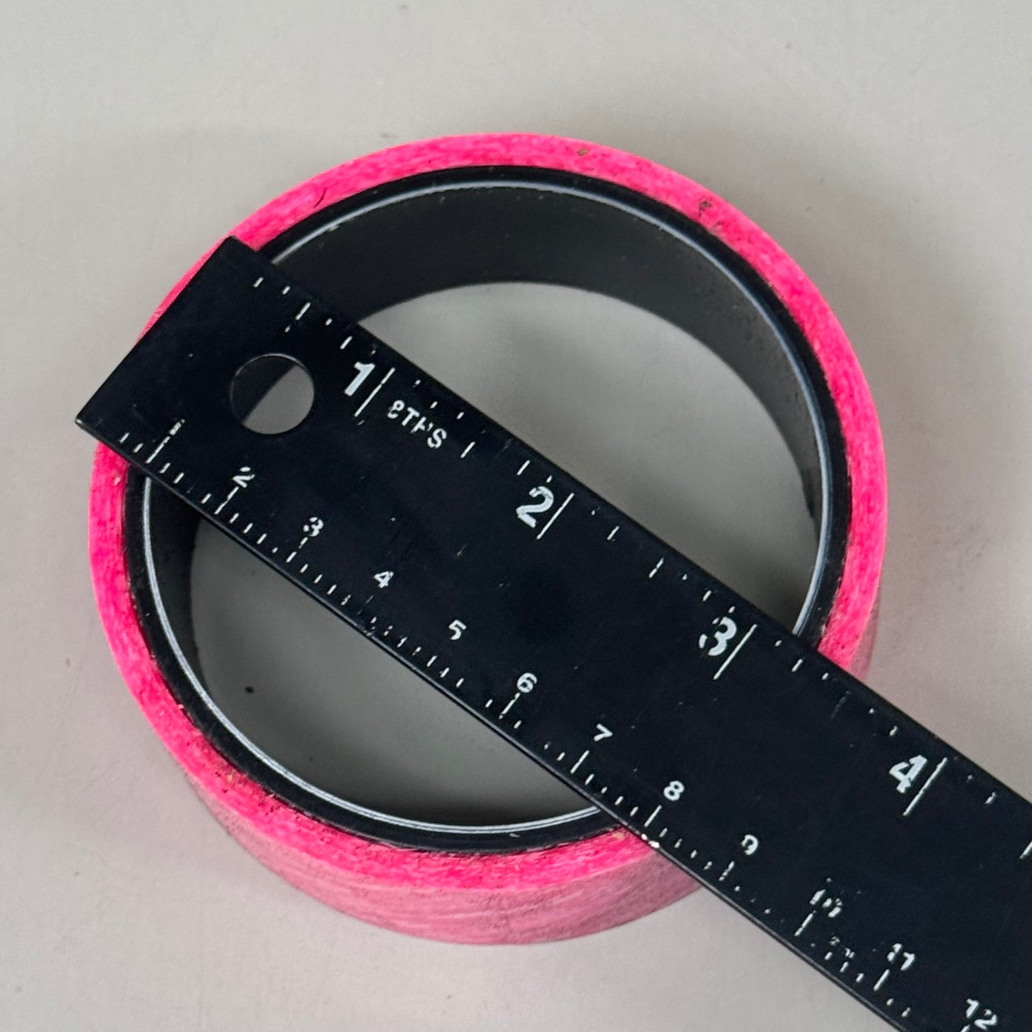 ZA@ MUC-OFF Bike Rim Tape 10 Metre Roll Plastic w/ 4x Seal Patches 30mm Pink 20072 As-is