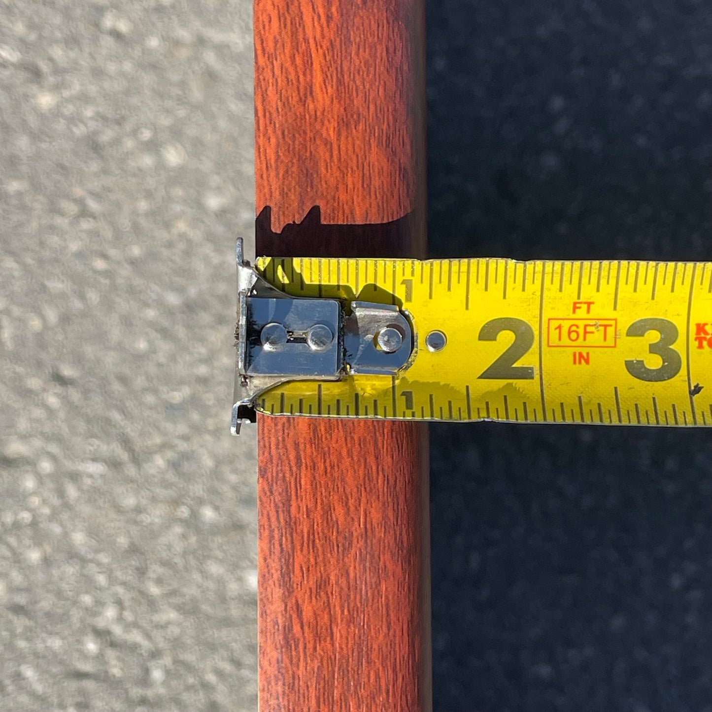 LANCASTER Rectangular Thermo-Formed Table Top 48"x30"x1" Red Mahogany Finish