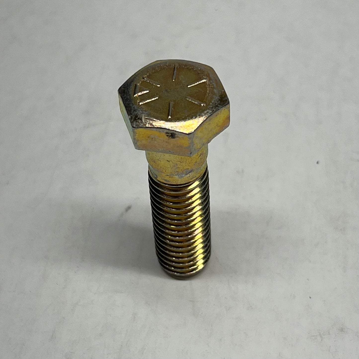 MCMASTER-CARR (5 PACK) Hex Head Screw Zinc Yellow Chromate Plated 91257A803