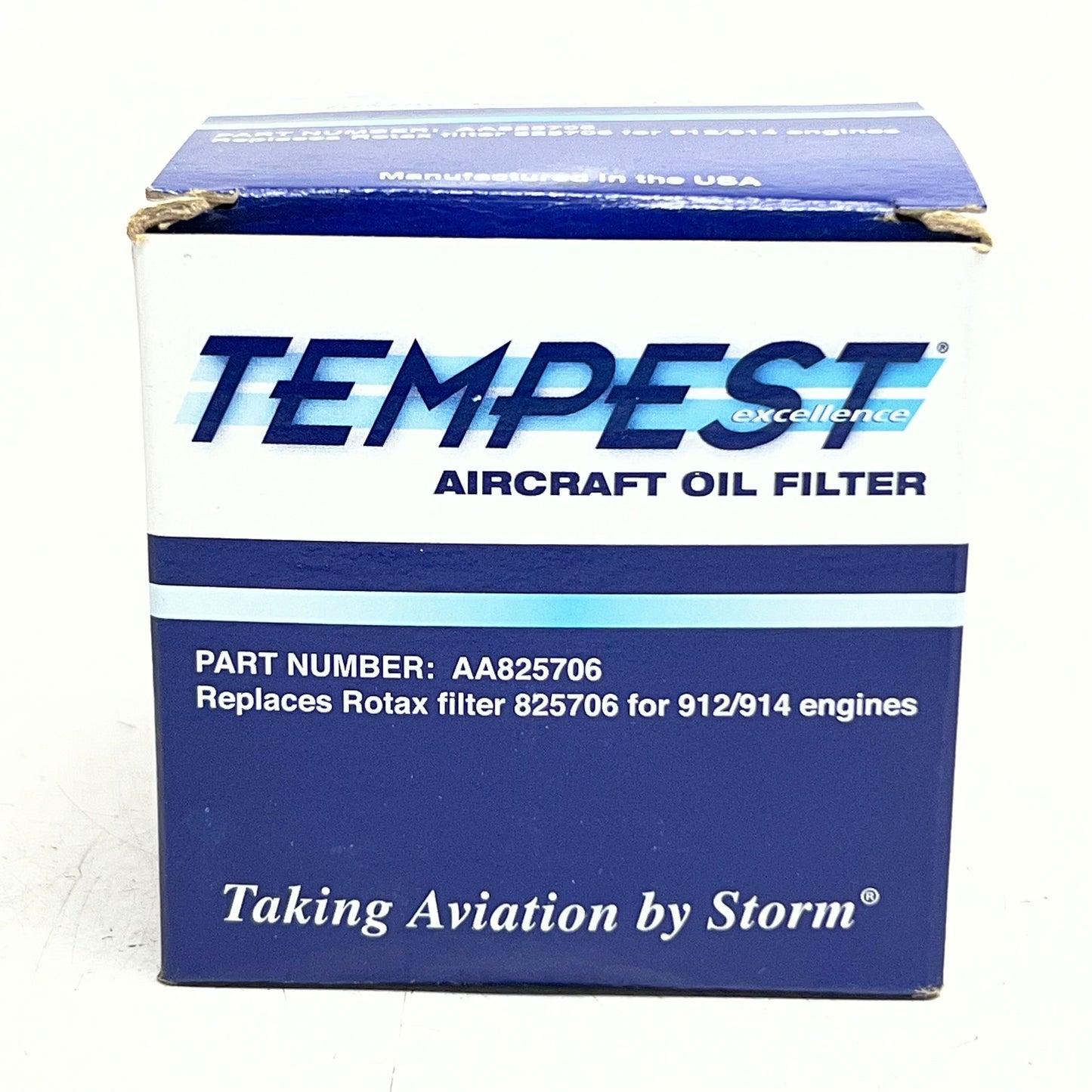 TEMPEST Aircraft Oil Filter 3"H White AA825706 for 912/914 Engines