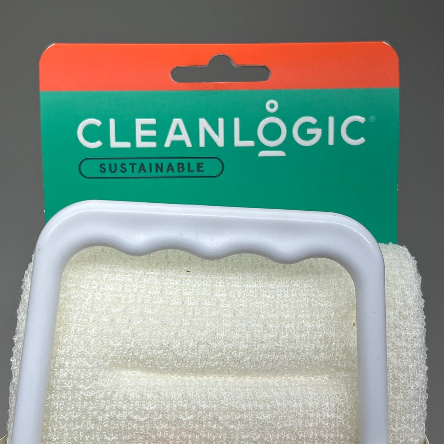 CLEANLOGIC (2 PACK) 30 Day Life Span Back Scrubber With Handles White 1200219