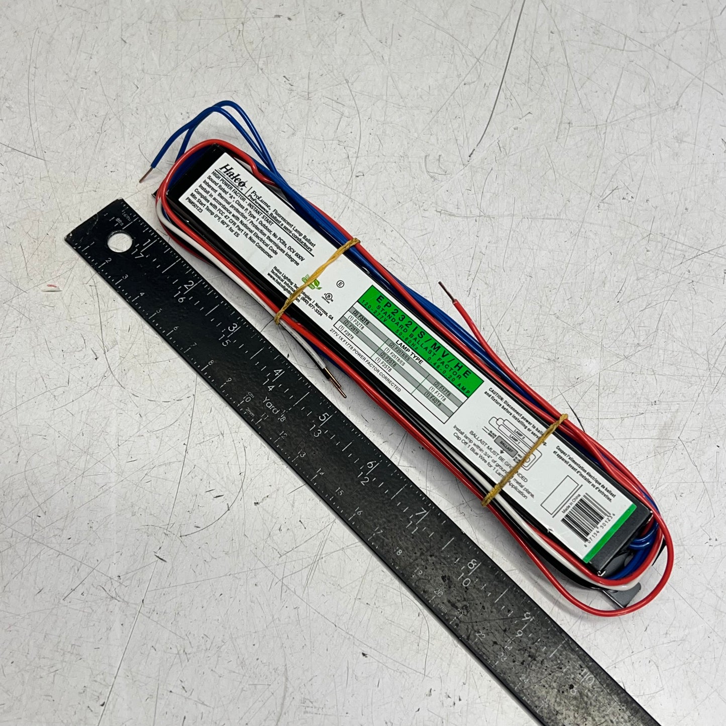 HALCO Prolume Fluorescent Lamp Ballast Instant Start EP232IS/MV/HE (As-Is)