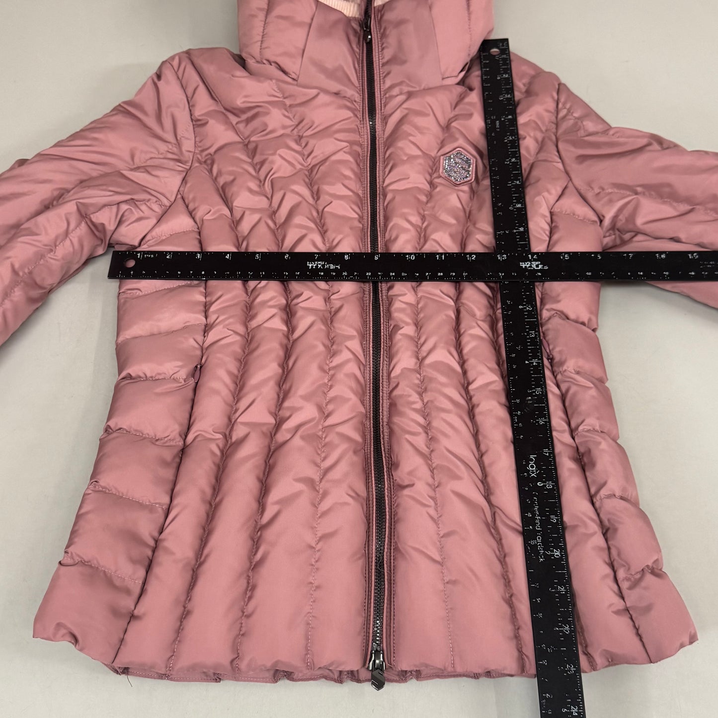 SAMSHIELD Courchevel Equestrian Winter Jacket Coat Women’s Sz S Blush Pink