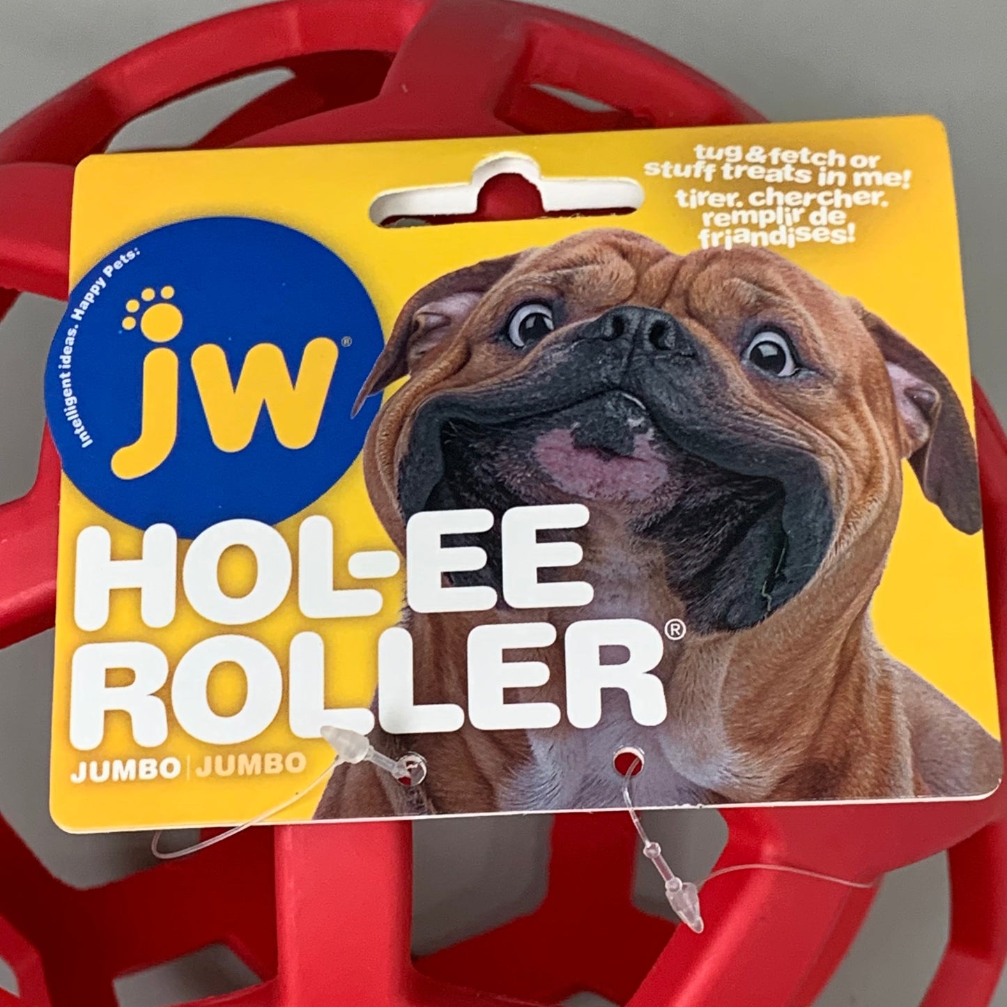 ZA@ JW Hol-ee Roller Jumbo Pet Toy Ball Red VKVT23300E A