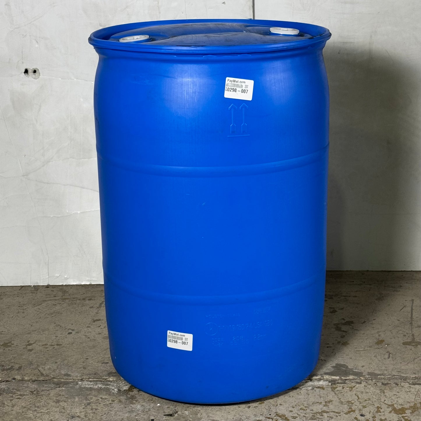 ZA@ GREIF Empty Blue Drums 55 Gallons/208L USA/R1874/24RL Sz 34.5”Hx22.5”D (New)