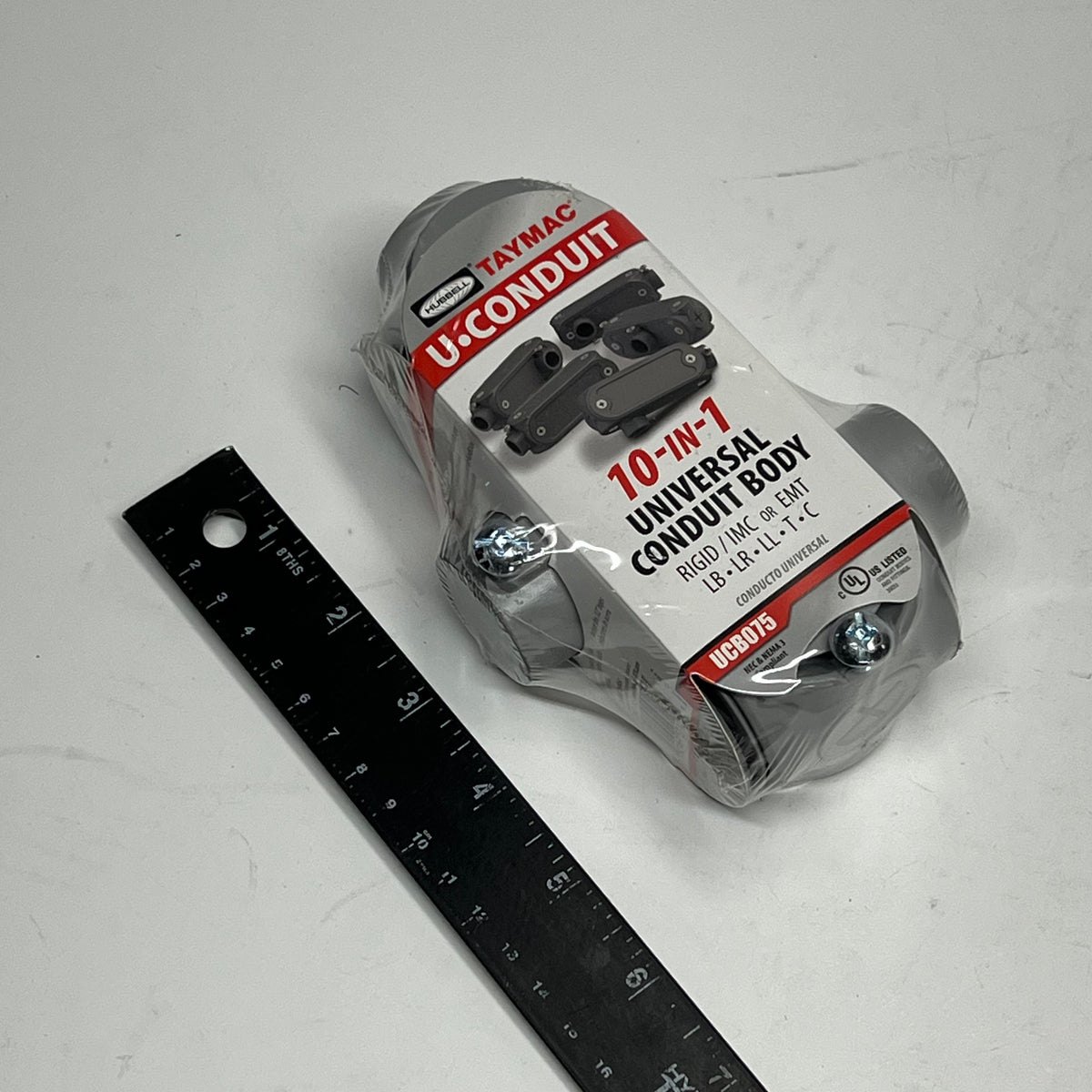 TAYMAC (2 PACK) U Conduit 10-in-1 Universal Conduit Body 3/4" Grey UCB075