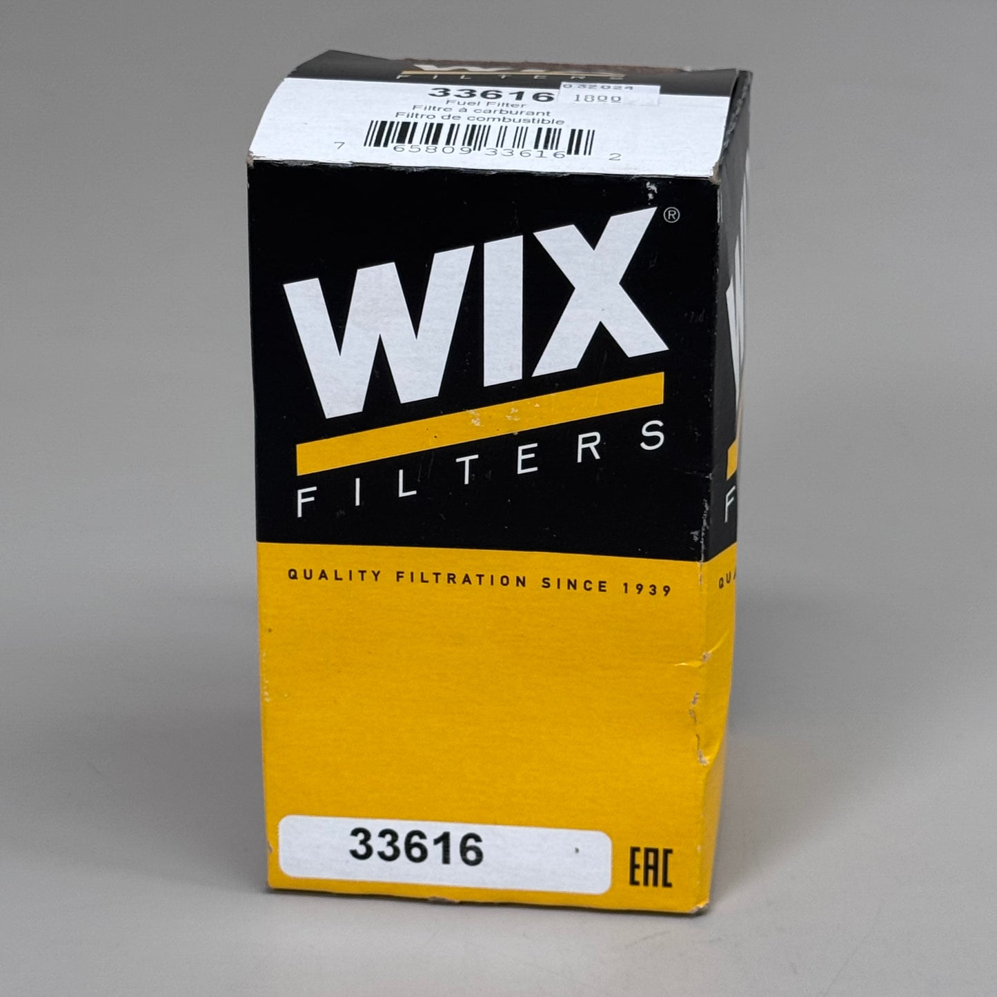 WIX FILTERS Fuel/Water Separator Filters 4 Micron Rate Cellulose Material 33616