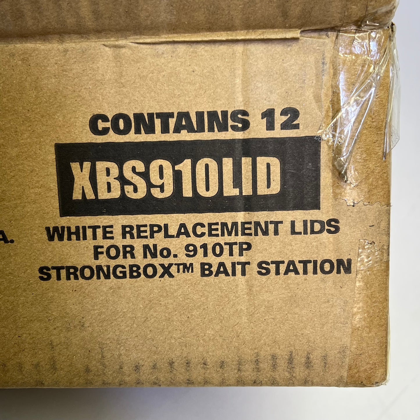 JTEATON (12 PACK) Replacement Lid Strongbox Bait Station 10"x8" Silver XBS910LID