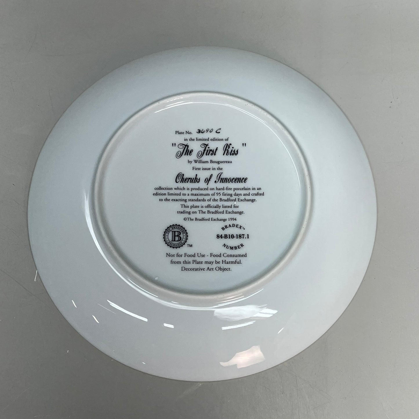 THE BRADFORD EXCHANGE (10 PACK) Collectable Plates By William Bouguereau