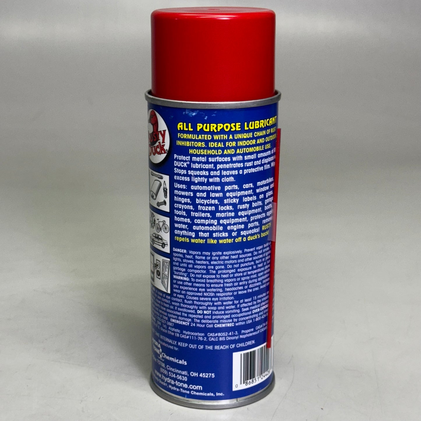 RUSTY DUCK (2 PACK) Lubricates Door, Hinges, Windows & Locks 10 oz