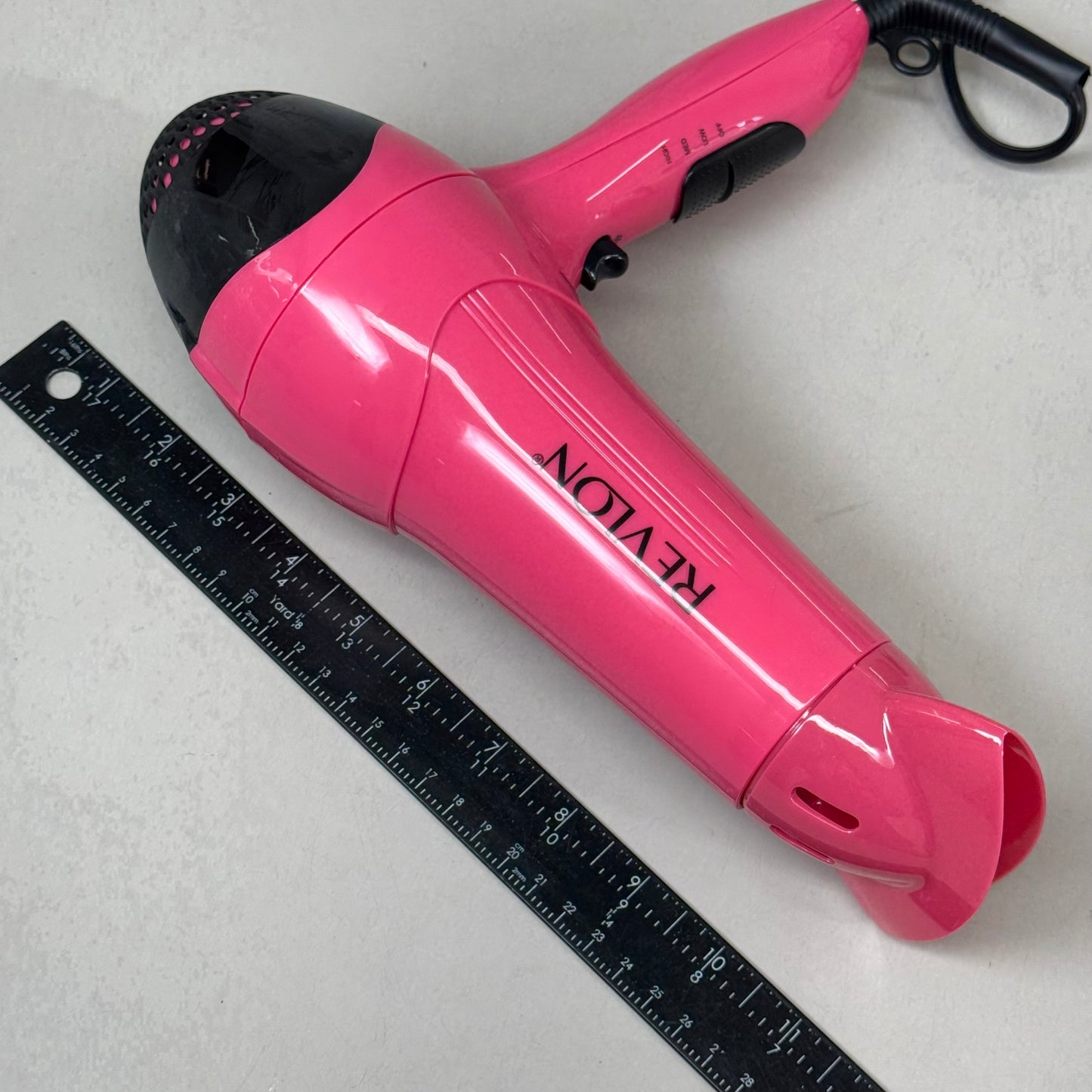 REVLON Smooth and Effortless 1875W Ionic Hair Dryer Berry RV474