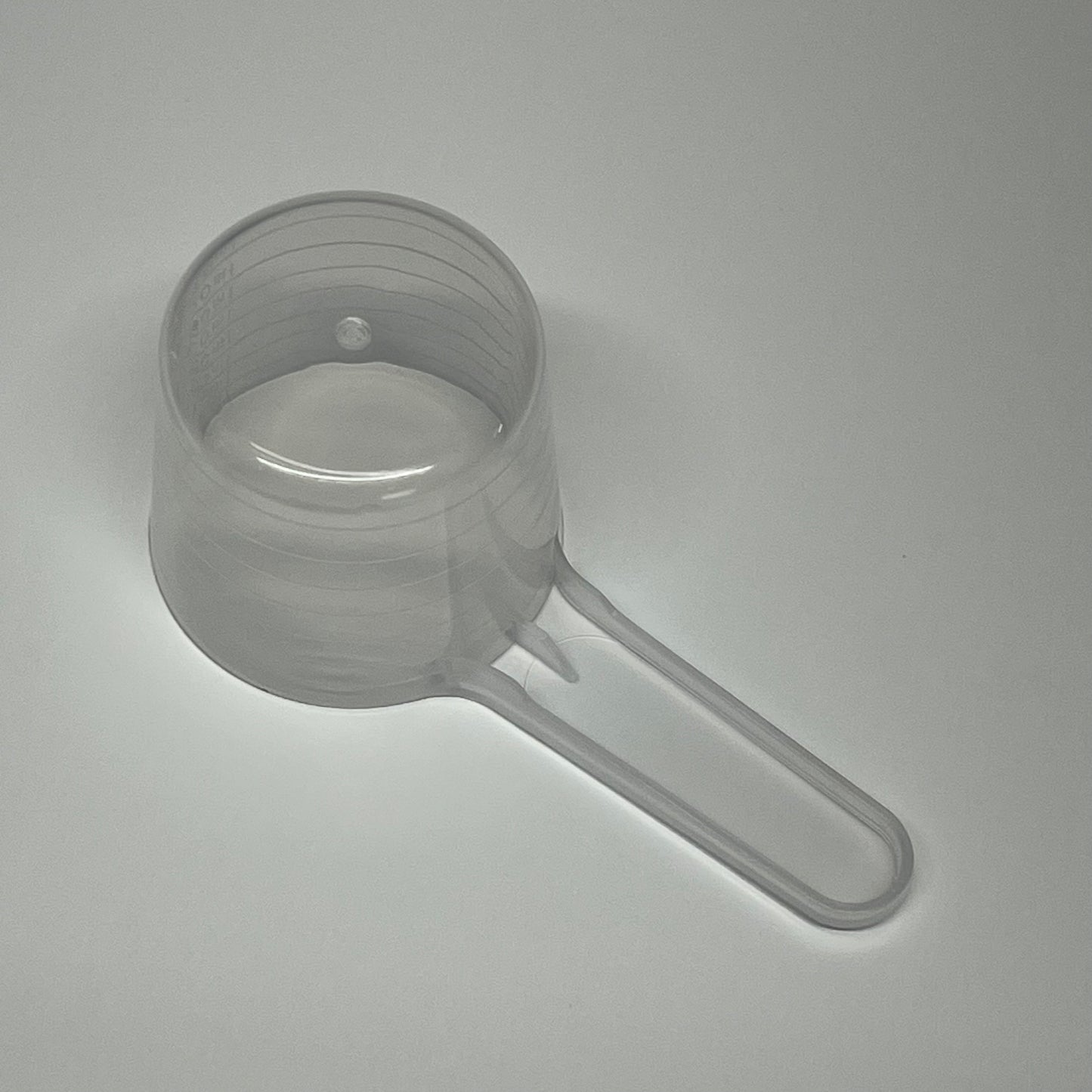ZA@ (20 PACK) Plastic Measure Powder Scoop  80ml  Clear
