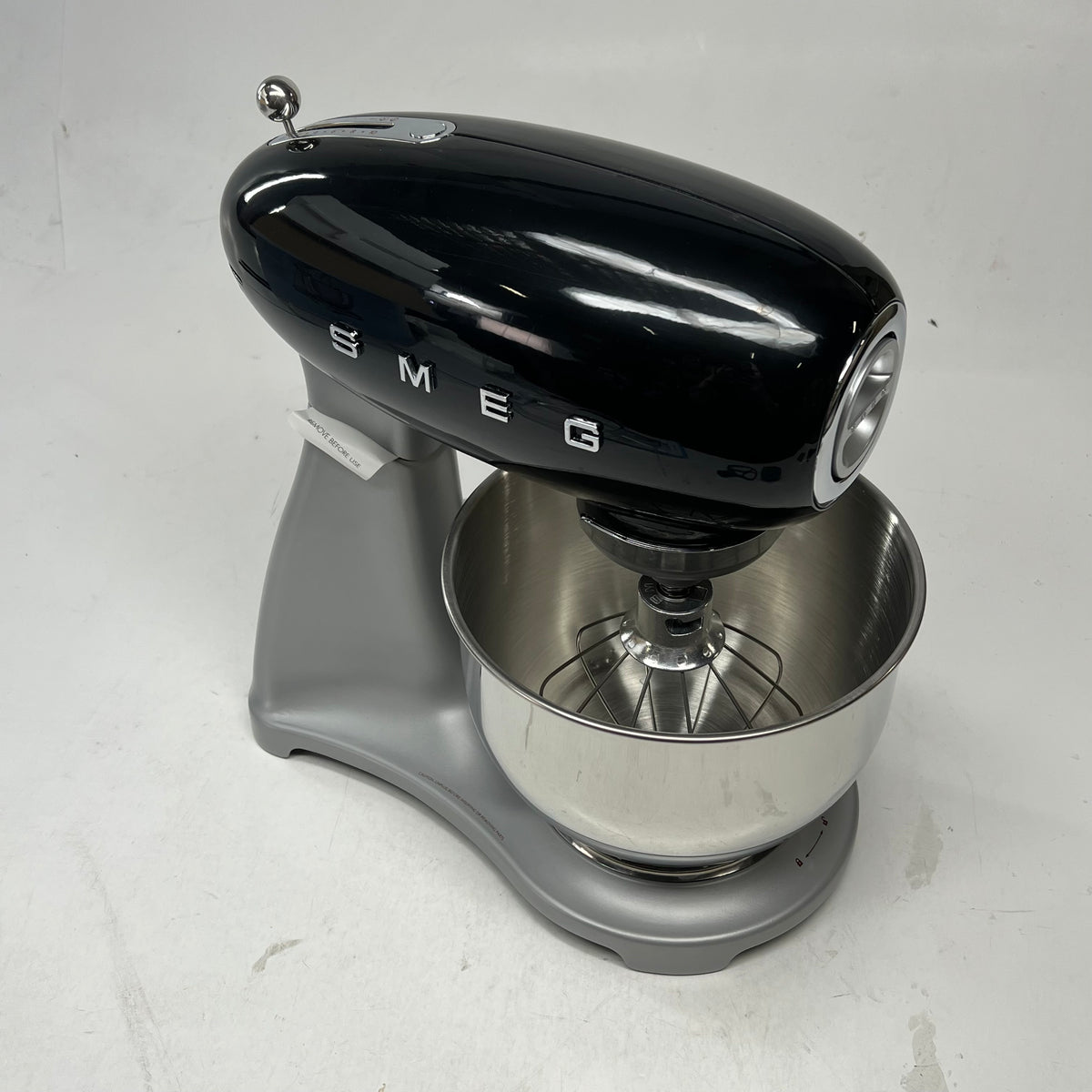 SMEG Kitchen Stand Mixer Full Color 50's Style 600w Black SMF03PBEU