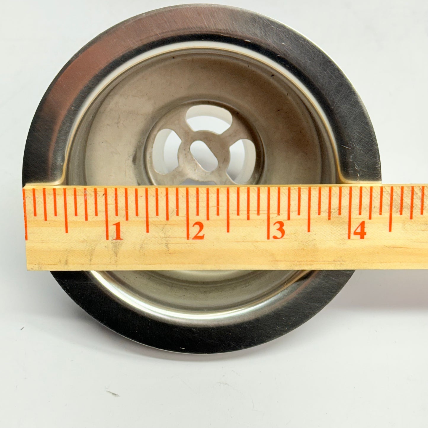 WEBSTAURANT(2 PACK) Regency 3 1/2" Basket Drain With Strainer- 1 1/2" IPS Silver