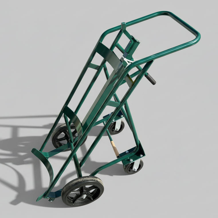 HARPER TRUCKS Series 650 Cylinder Truck Holds Up To 20" Dia Green 65050-51