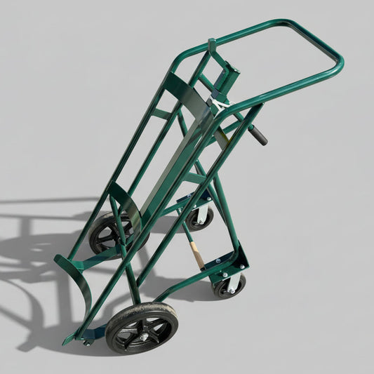 HARPER TRUCKS Series 650 Cylinder Truck Holds Up To 20" Dia Green 65050-51