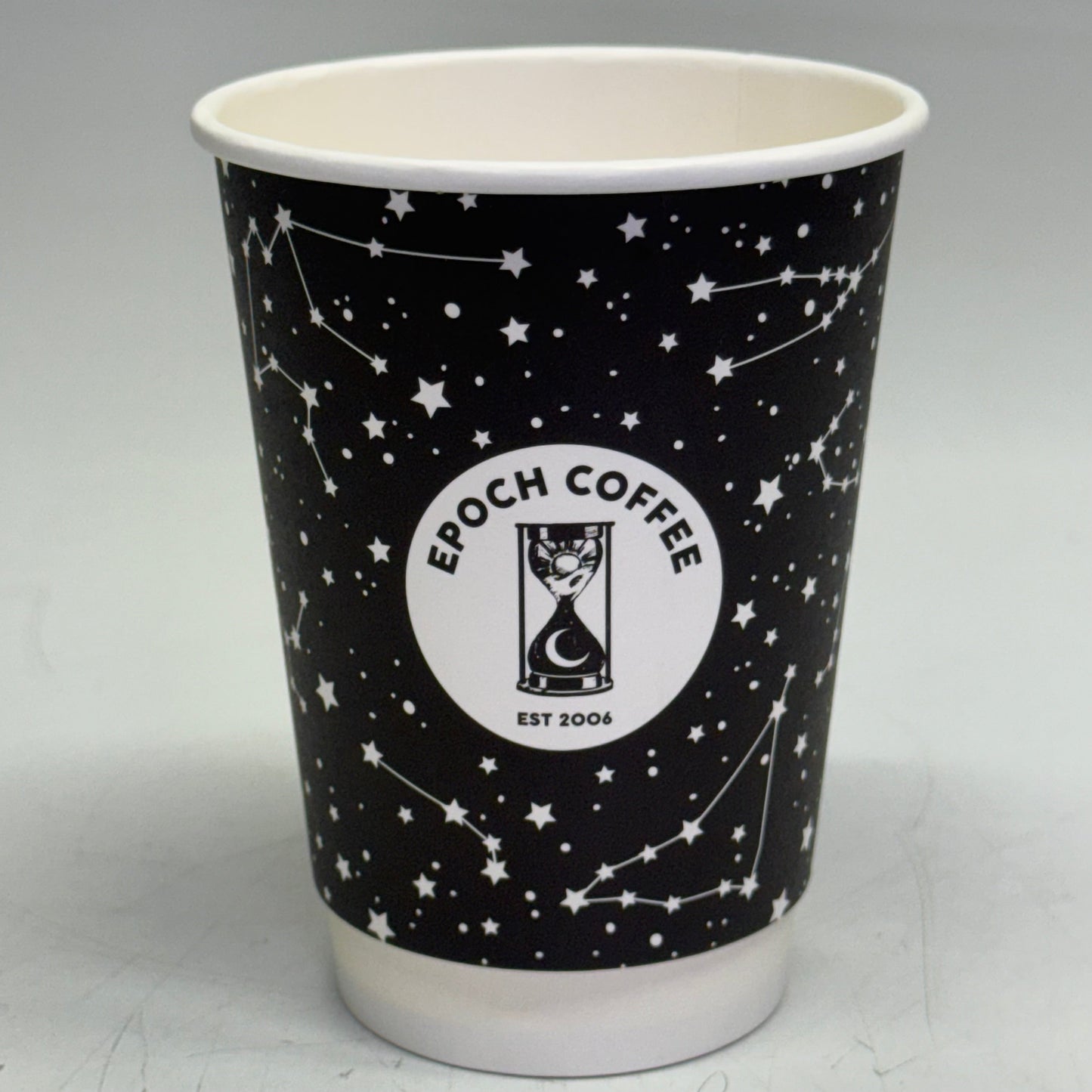 ZA@ EPOCH COFFEE (500 Cups) Coffee Cups 16 oz Black PO-AN1816 B