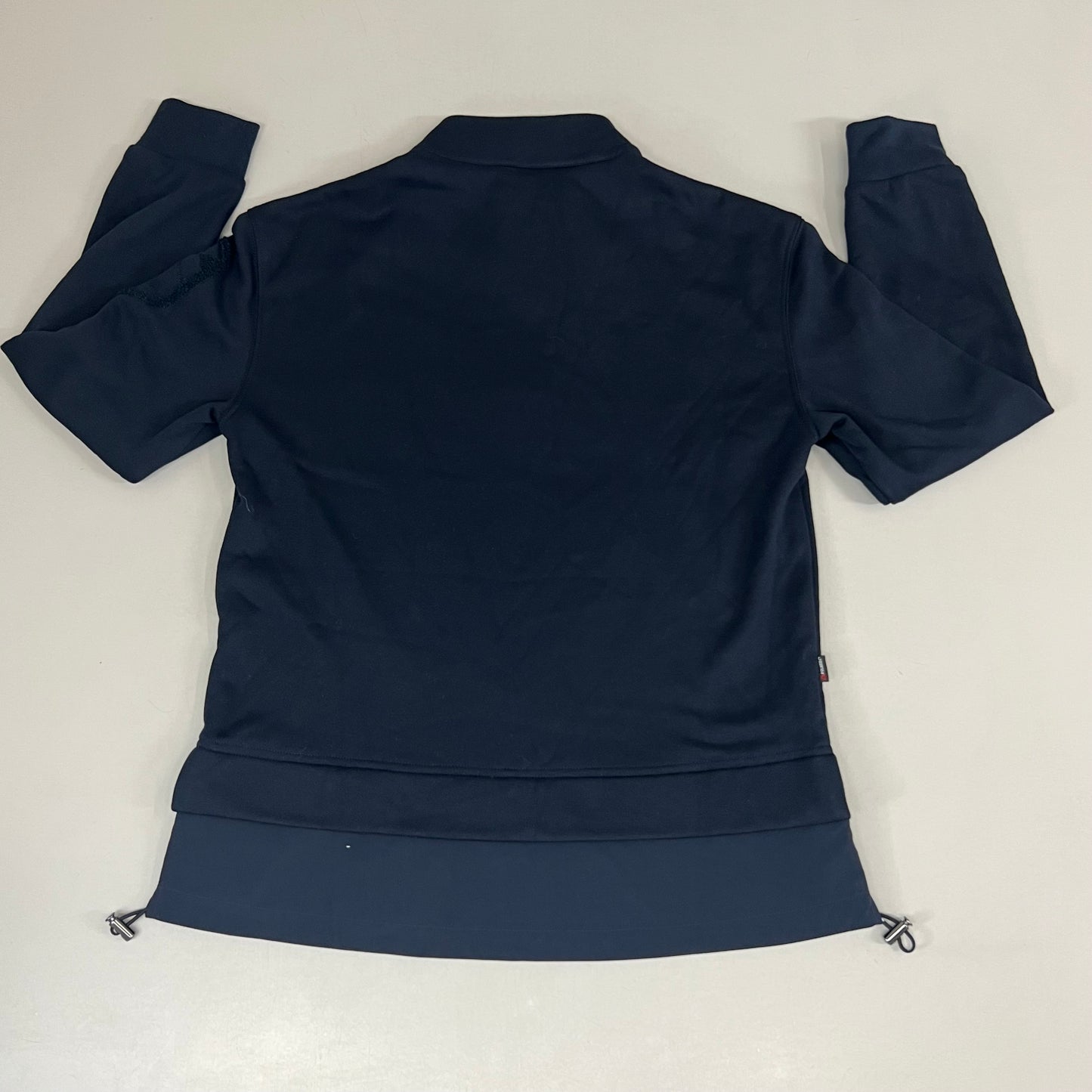 SAMSHIELD Luna Equestrian Quarter Zip Up Long Sleeve Shirt Women's Sz S Navy