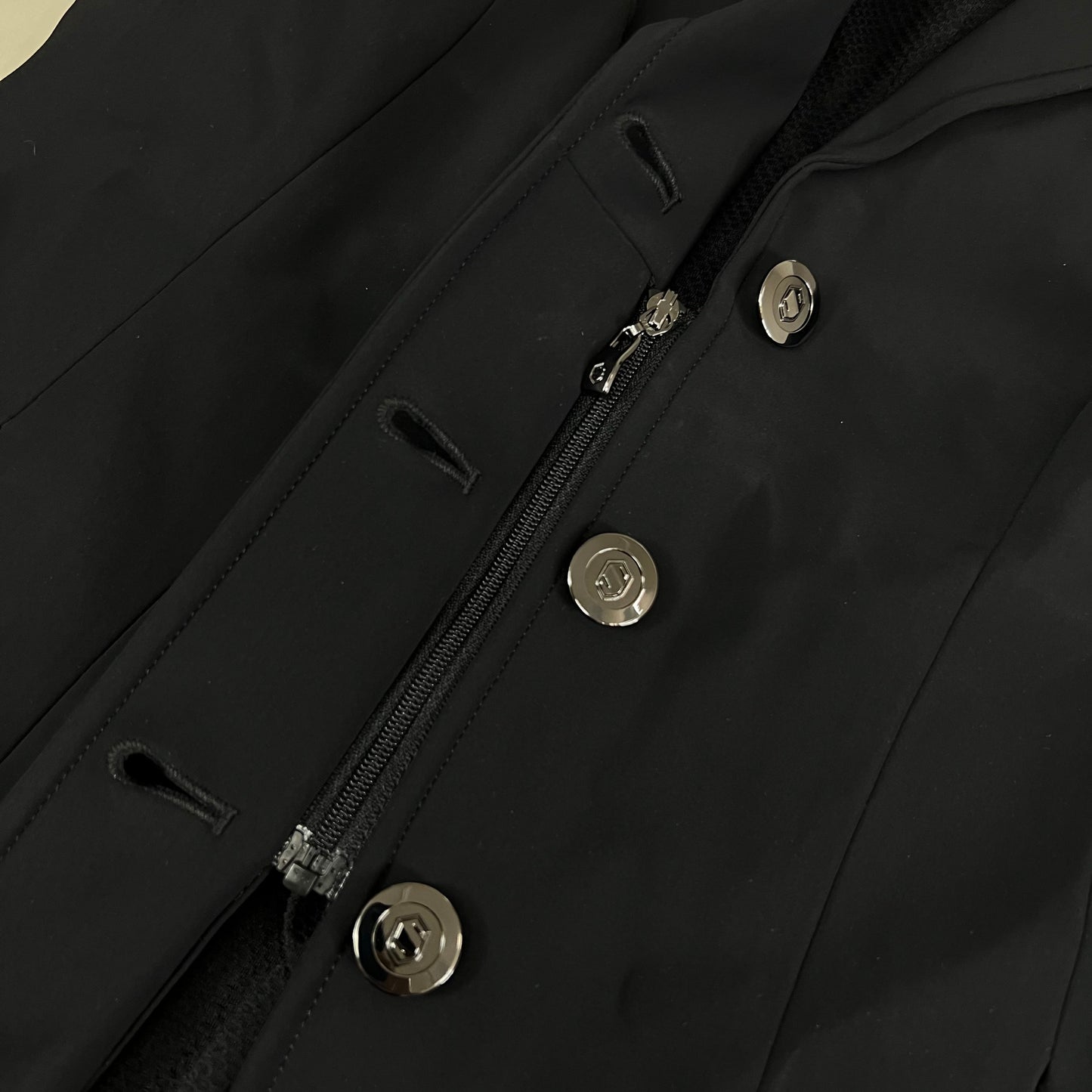 SAMSHIELD Victoria Equestrian Riding Jacket Sz Tall US 6, UK 8, FR 36 Black