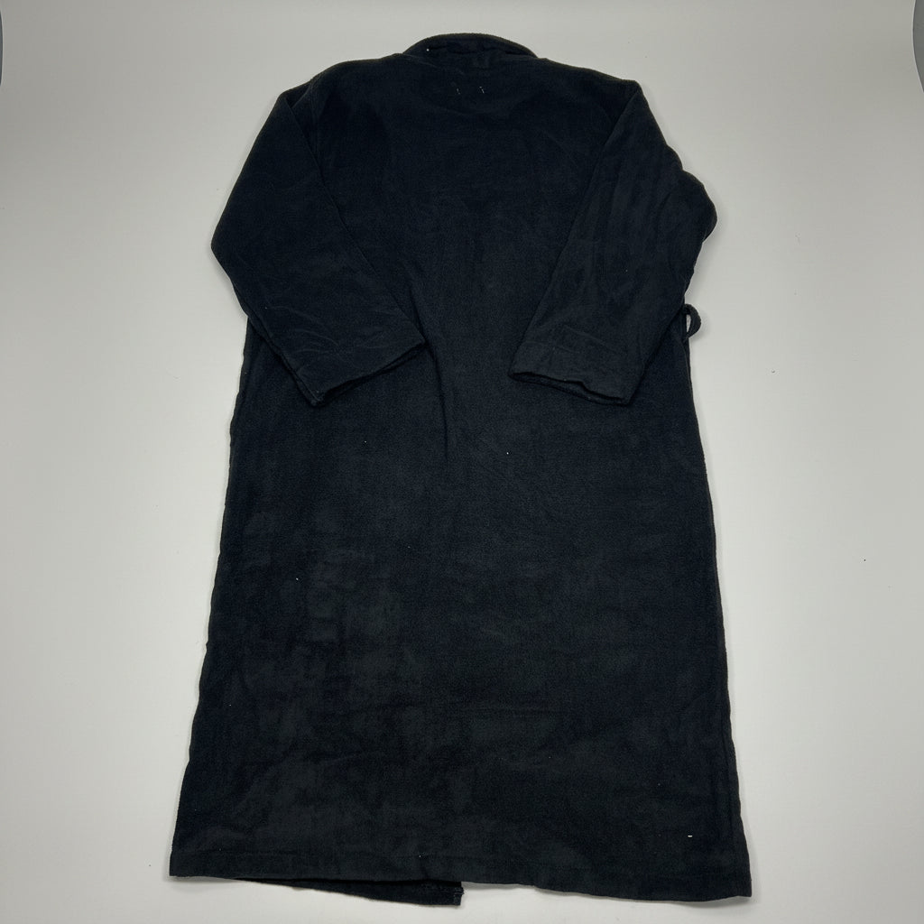 NORDIK RECOVERY Retreat Robe Ultra Plush Terry One Size Black BR-BL-1FA (Used)