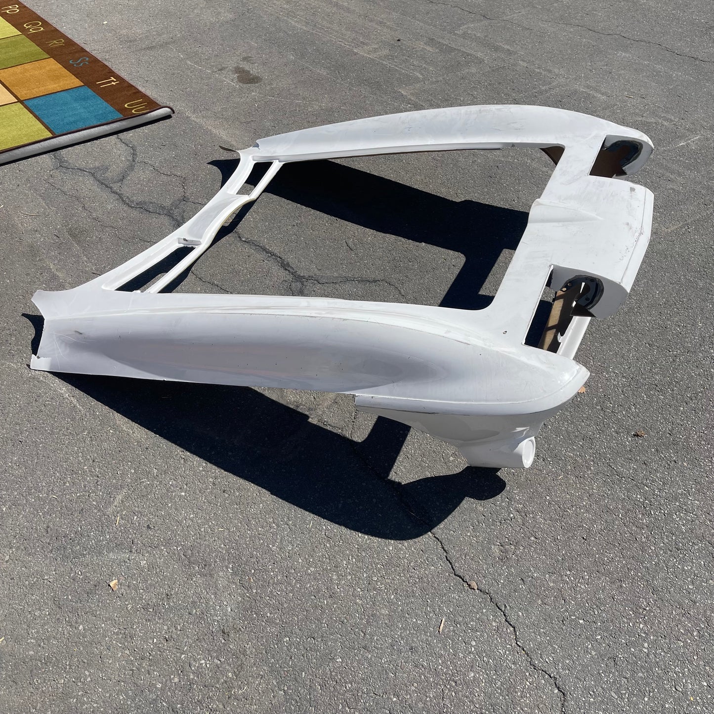 ZA@ AMERICAN CUSTOM Fiberglass Front End for Chevrolet Corvette 1965-1967 White (AS-IS)