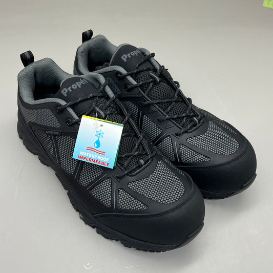 PROPET Seeley II Men's Work Boot Waterproof Men's Sz 12 W (E) Black/Grey MAU012M