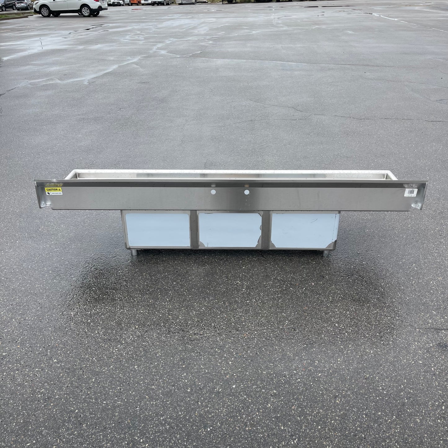 Z@ STEELTON Commercial 3 Compartment Sink 19” 18-gauge Stainless Steel 522CS31818LR