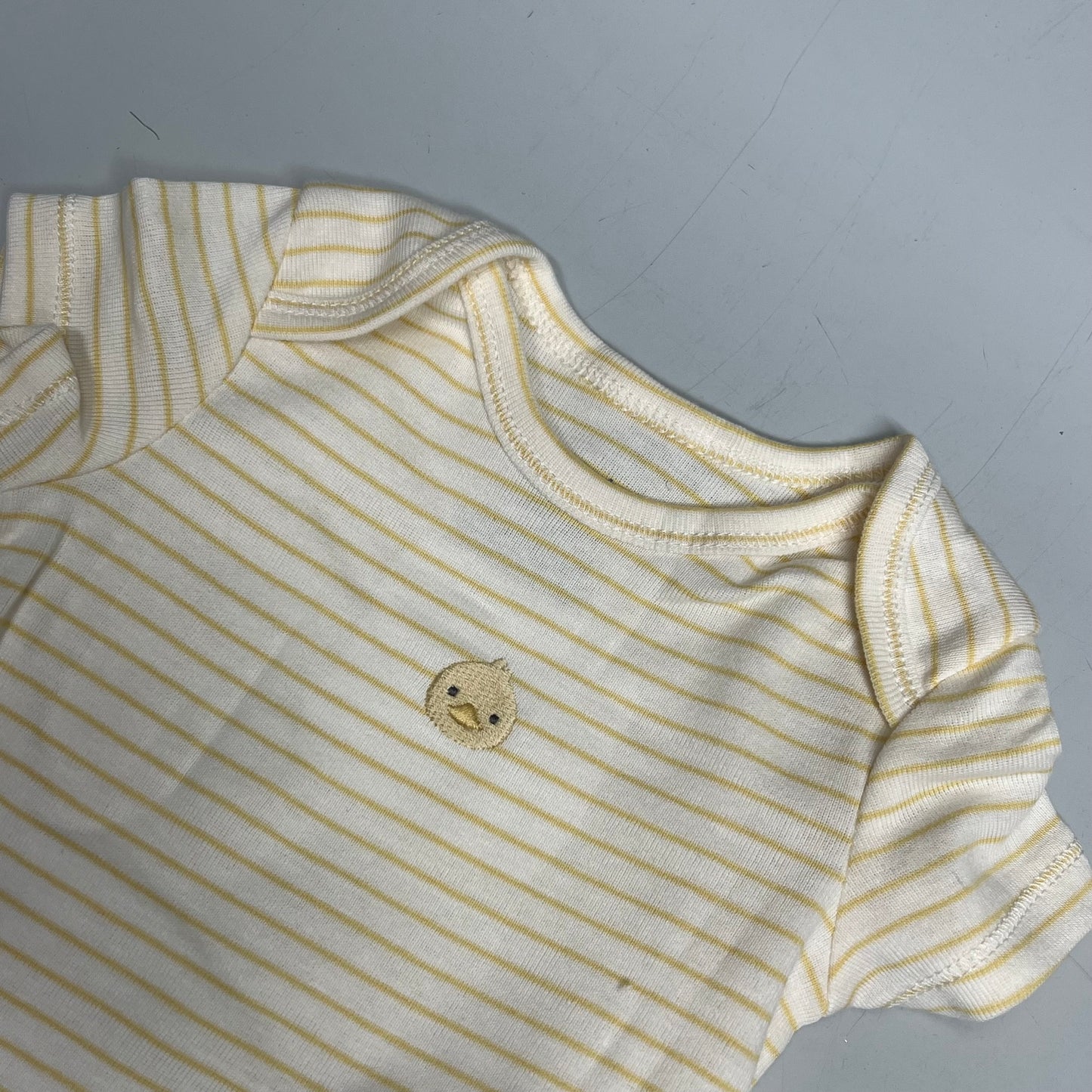 CARTERS (SET OF 3) Soft Duck Little Cardigan Set Baby's Sz 3M White/Orange