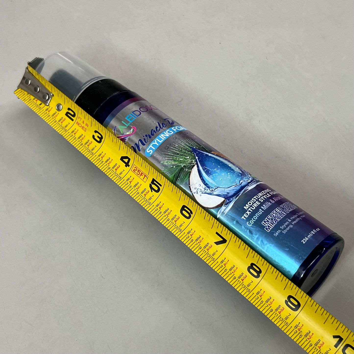 KALEIDOSCOPE (4 Pack) Miracle Foam Moisturizing Styling Foam 8 fl oz per bottle