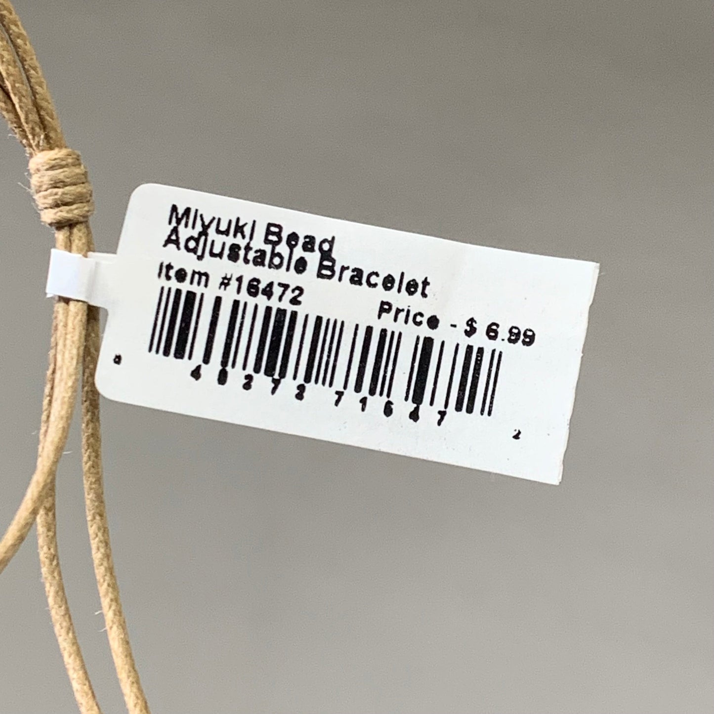 ZA@ UNKOWN BRAND (60 PACK) Miyuki Bead Adjustable Bracelets W/ Display Assorted Designs  16472 A