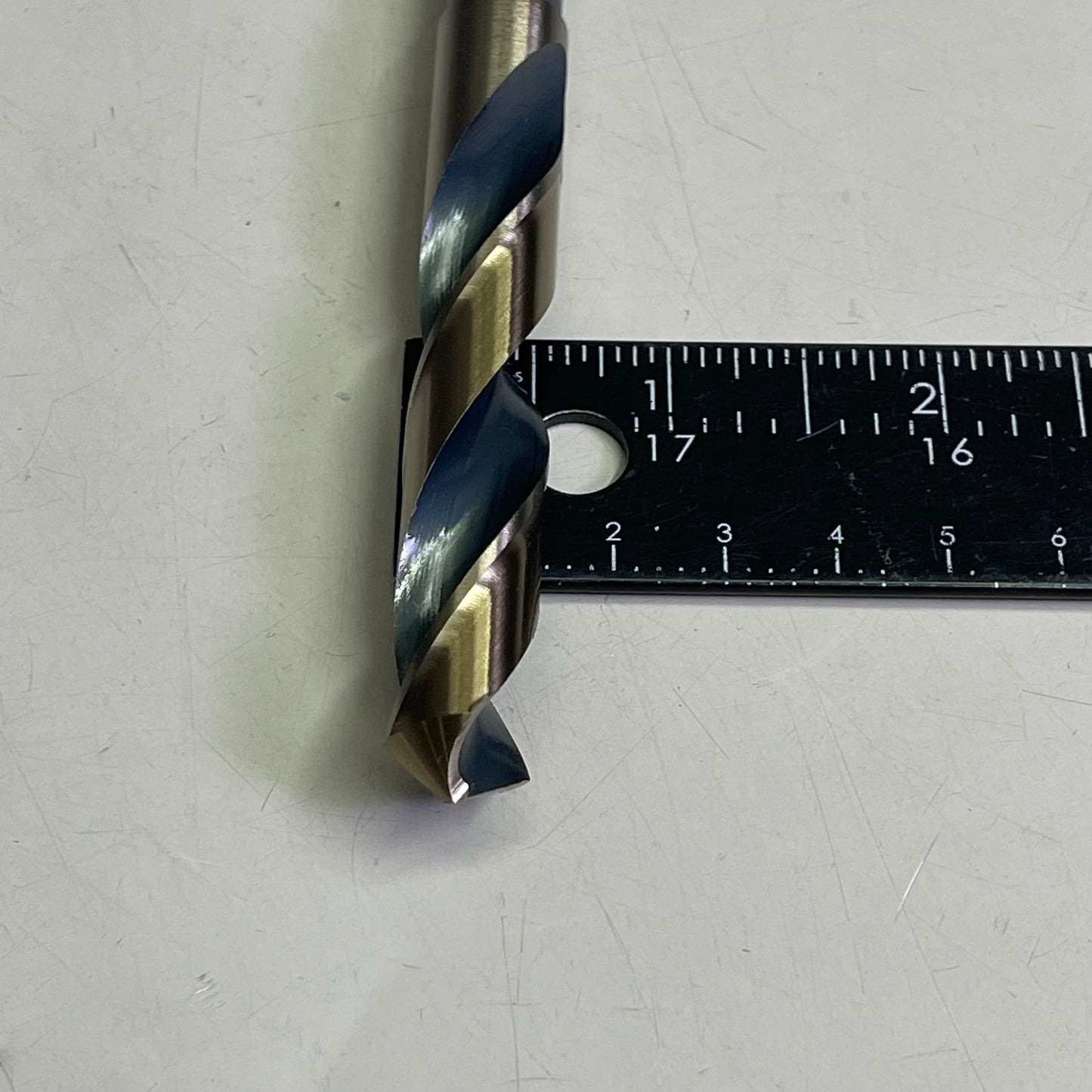 KIMBALL MIDWEST Super Primalloy Reduced Shank S&D Drill Bit 33/64"Dia x 6"L